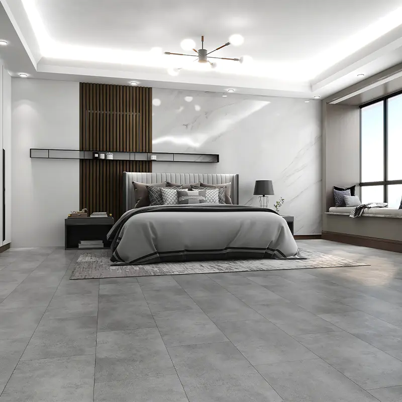 Pavimenti SPC effetto piastrelle per soggiorno e cucina