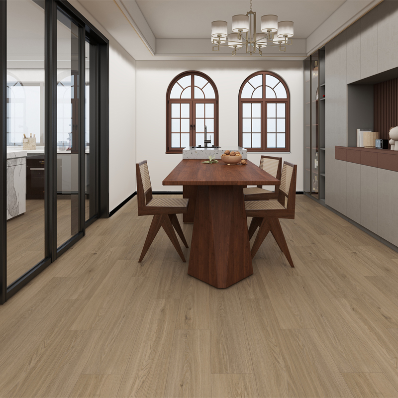 Pavimenti in laminato resistenti all'acqua per sala da pranzo